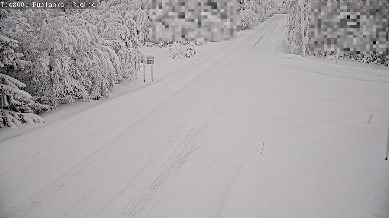 Weather Camera Image Road 800 Puolanka, Puokio, Puolanka, Kainuu