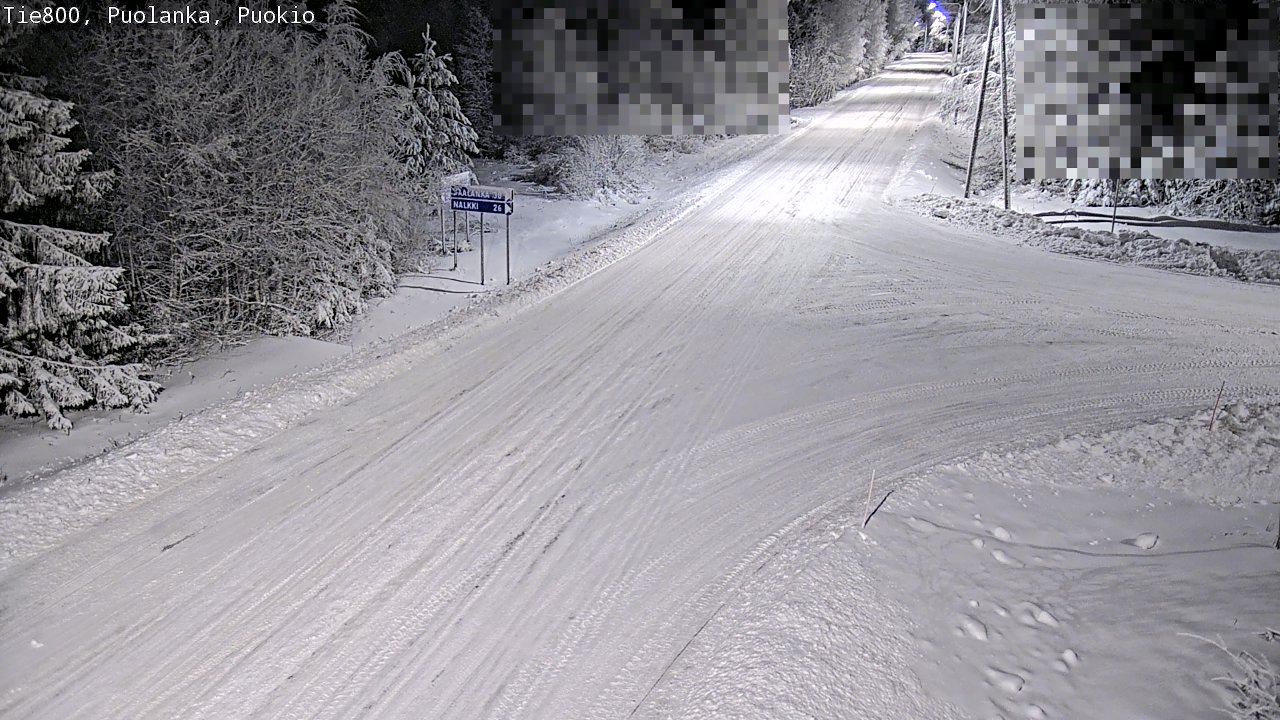 Weather Camera Image Road 800 Puolanka, Puokio, Puolanka, Kainuu