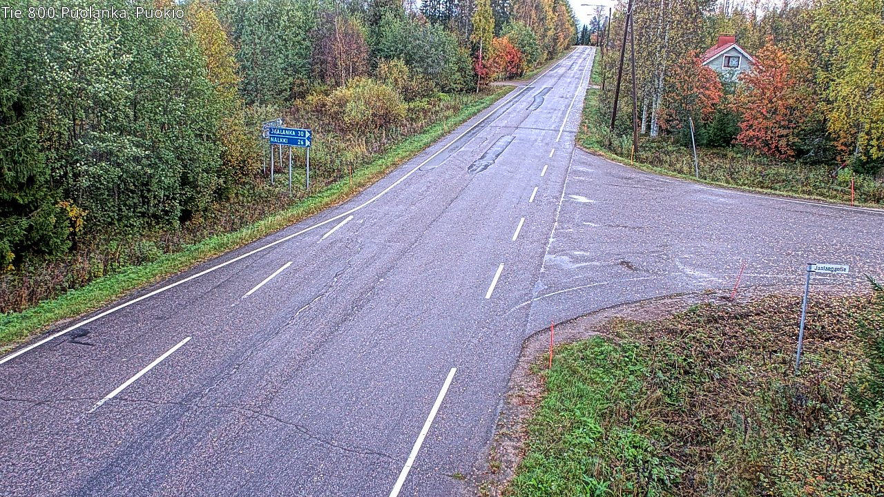 Weather Camera Image Väg 800 Puolanka, Puolanka_Puokio, Puolanka, Kainuu