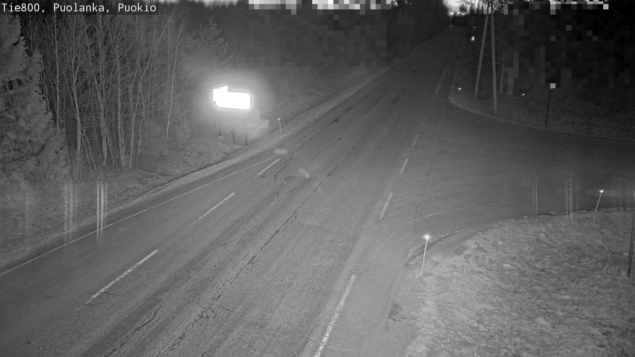 Weather Camera Image Väg 800 Puolanka, Puolanka_Puokio, Puolanka, Kainuu