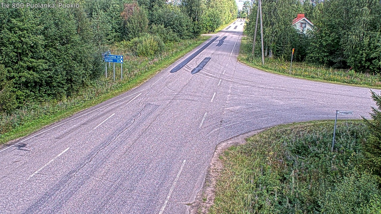 Weather Camera Image Road 800 Puolanka, Puokio, Puolanka, Kainuu