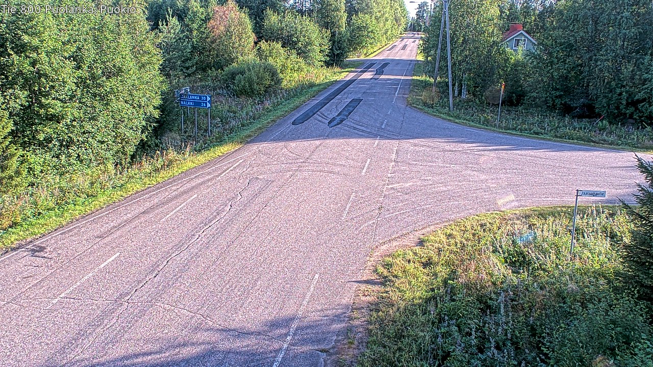 Weather Camera Image Road 800 Puolanka, Puokio, Puolanka, Kainuu