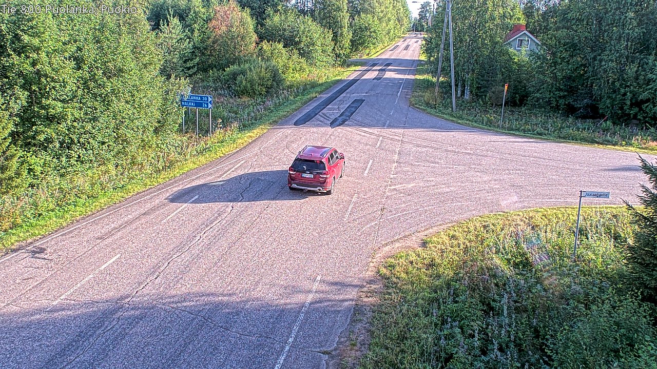 Weather Camera Image Road 800 Puolanka, Puokio, Puolanka, Kainuu