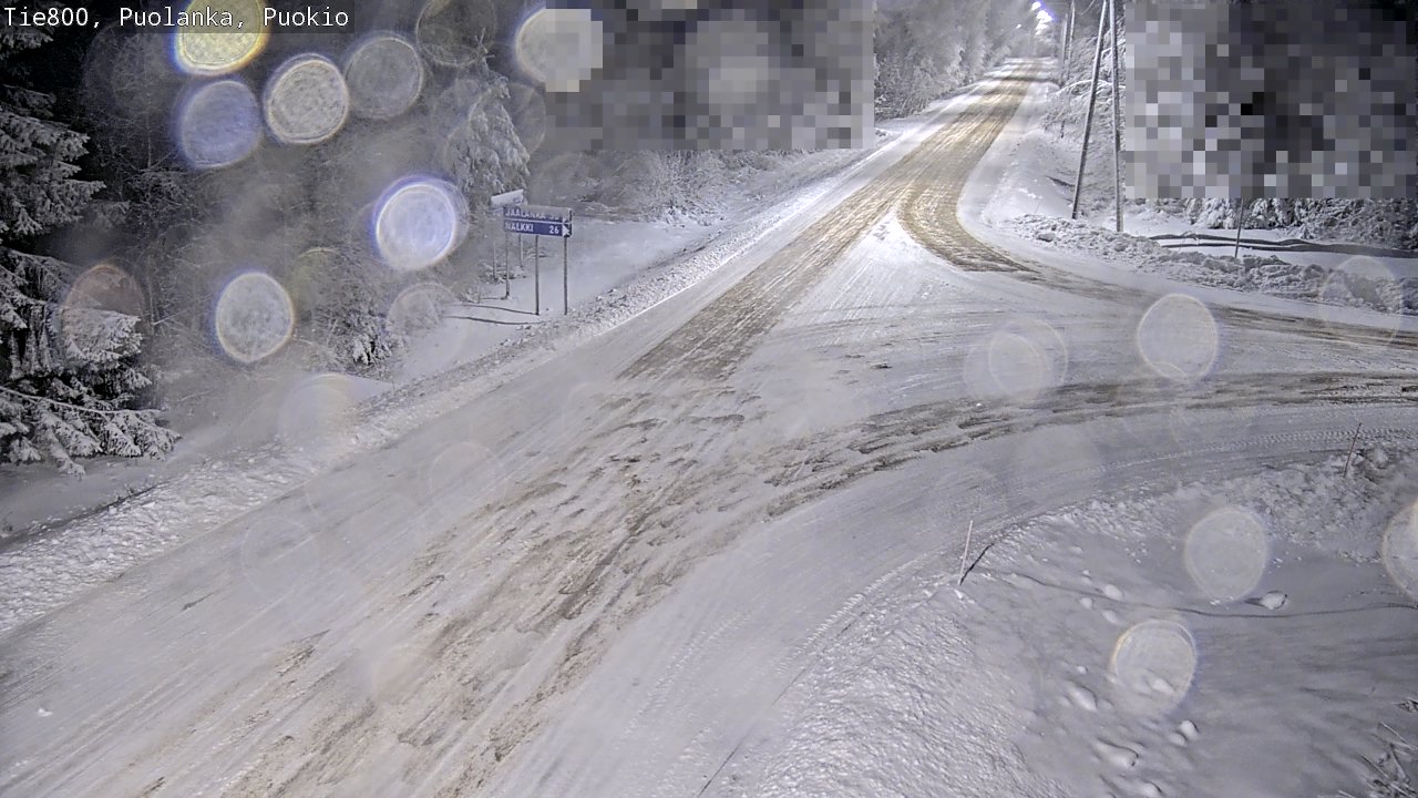 Weather Camera Image Road 800 Puolanka, Puokio, Puolanka, Kainuu