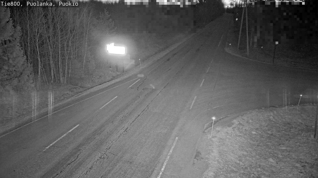 Weather Camera Image Road 800 Puolanka, Puokio, Puolanka, Kainuu
