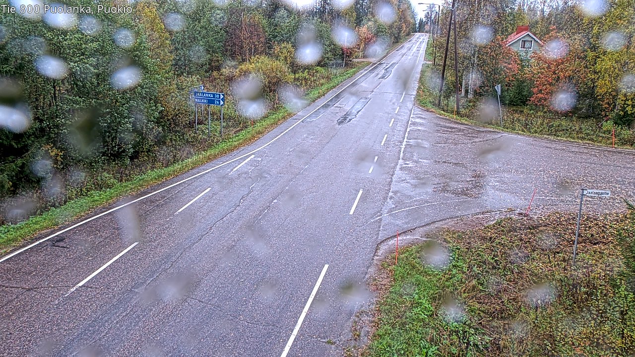 Weather Camera Image Road 800 Puolanka, Puokio, Puolanka, Kainuu