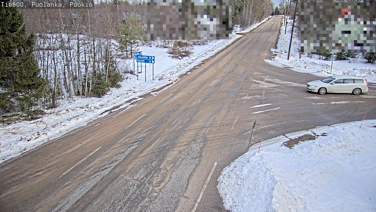 Weather Camera Image Road 800 Puolanka, Puokio, Puolanka, Kainuu