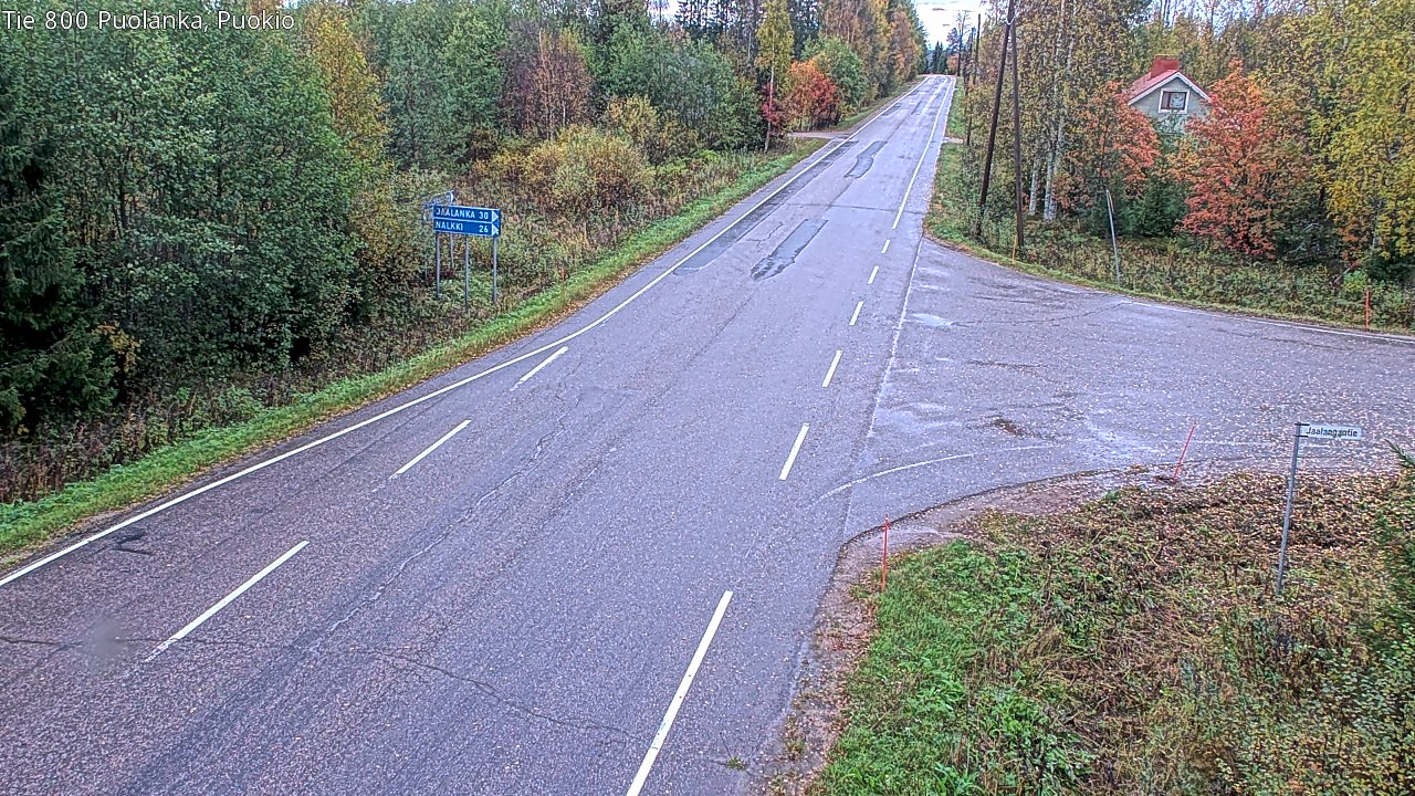 Weather Camera Image Road 800 Puolanka, Puokio, Puolanka, Kainuu