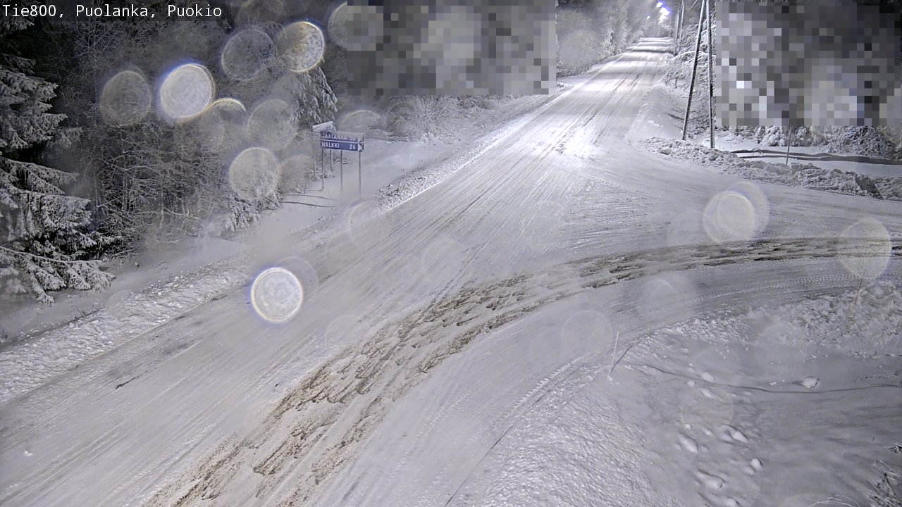Weather Camera Image Road 800 Puolanka, Puokio, Puolanka, Kainuu