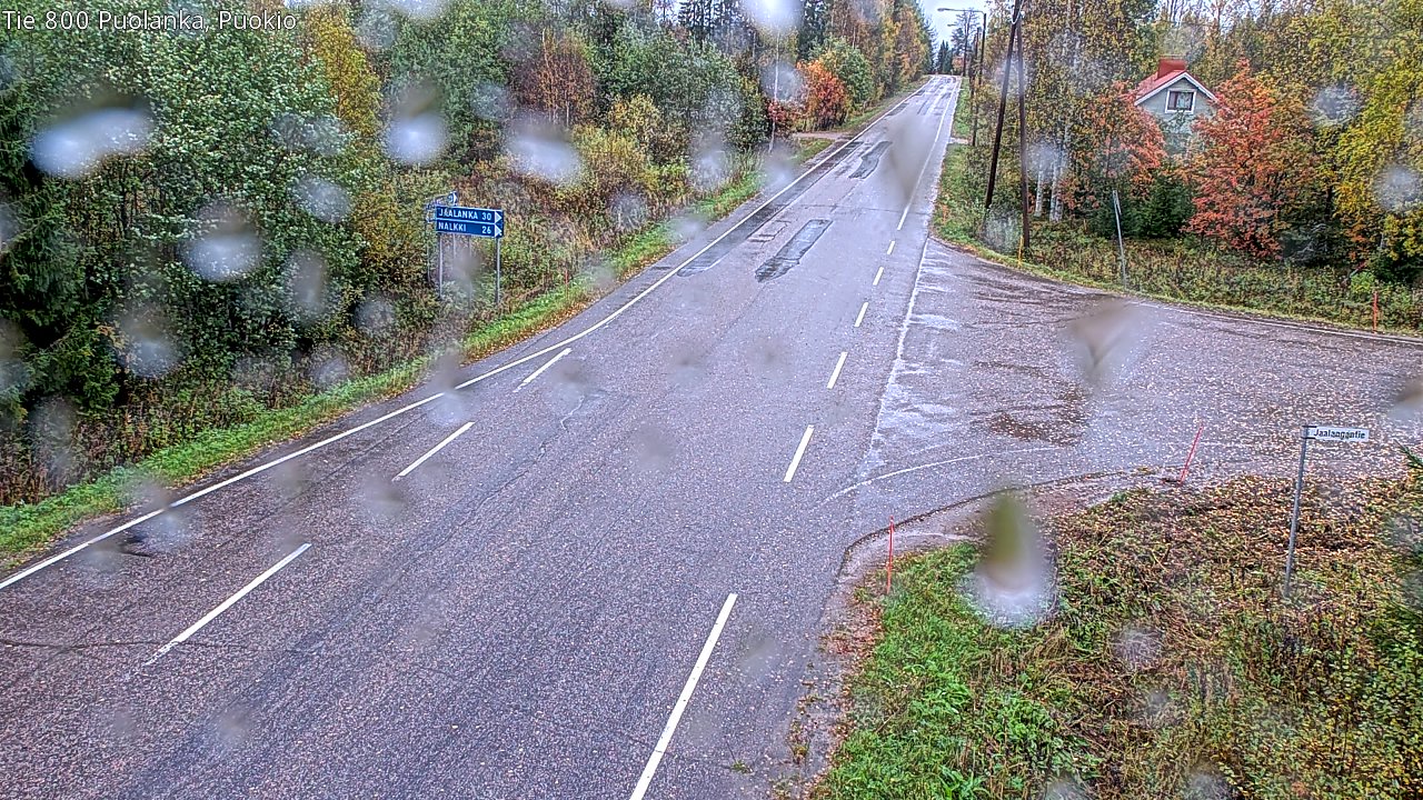 Weather Camera Image Road 800 Puolanka, Puokio, Puolanka, Kainuu