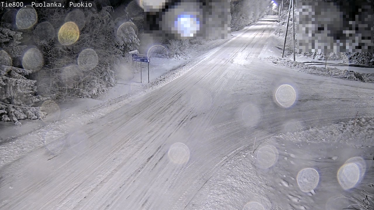 Weather Camera Image Road 800 Puolanka, Puokio, Puolanka, Kainuu