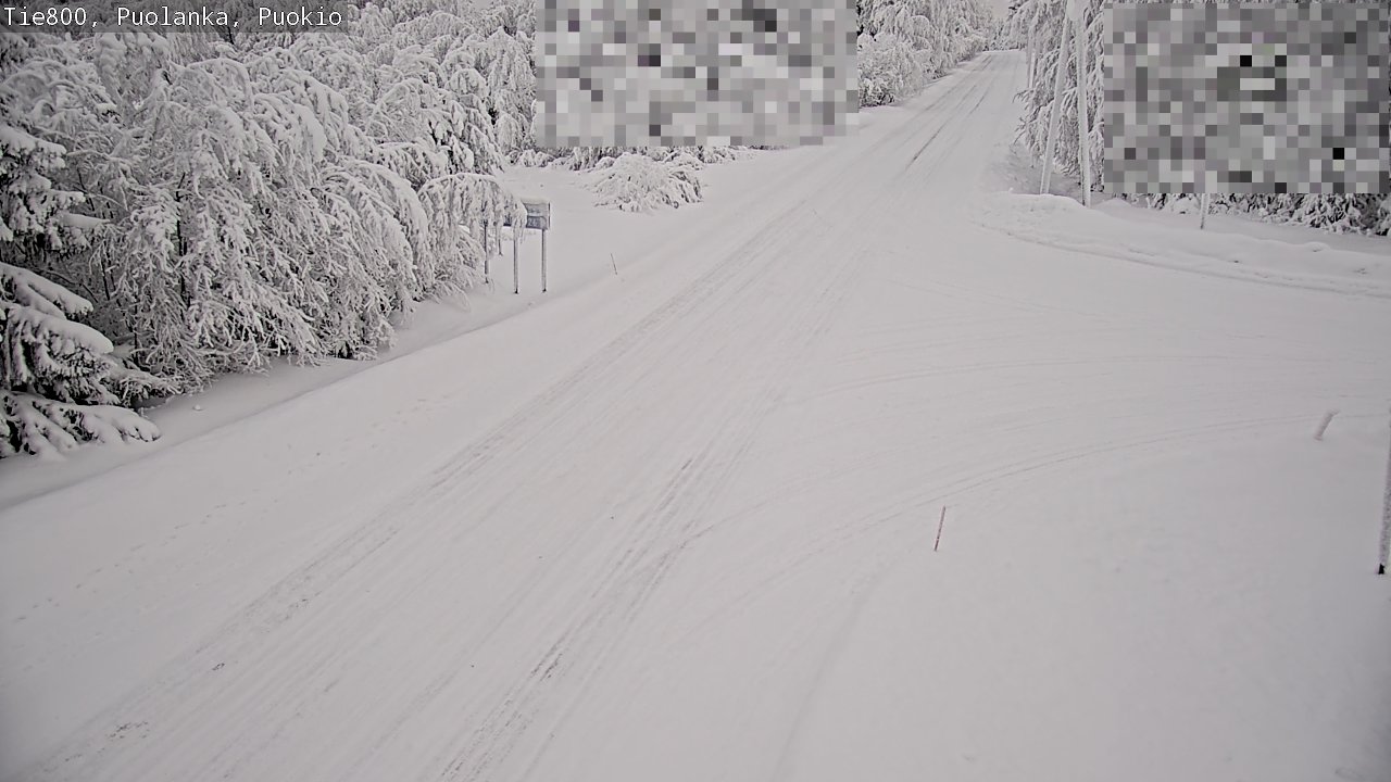 Weather Camera Image Road 800 Puolanka, Puokio, Puolanka, Kainuu