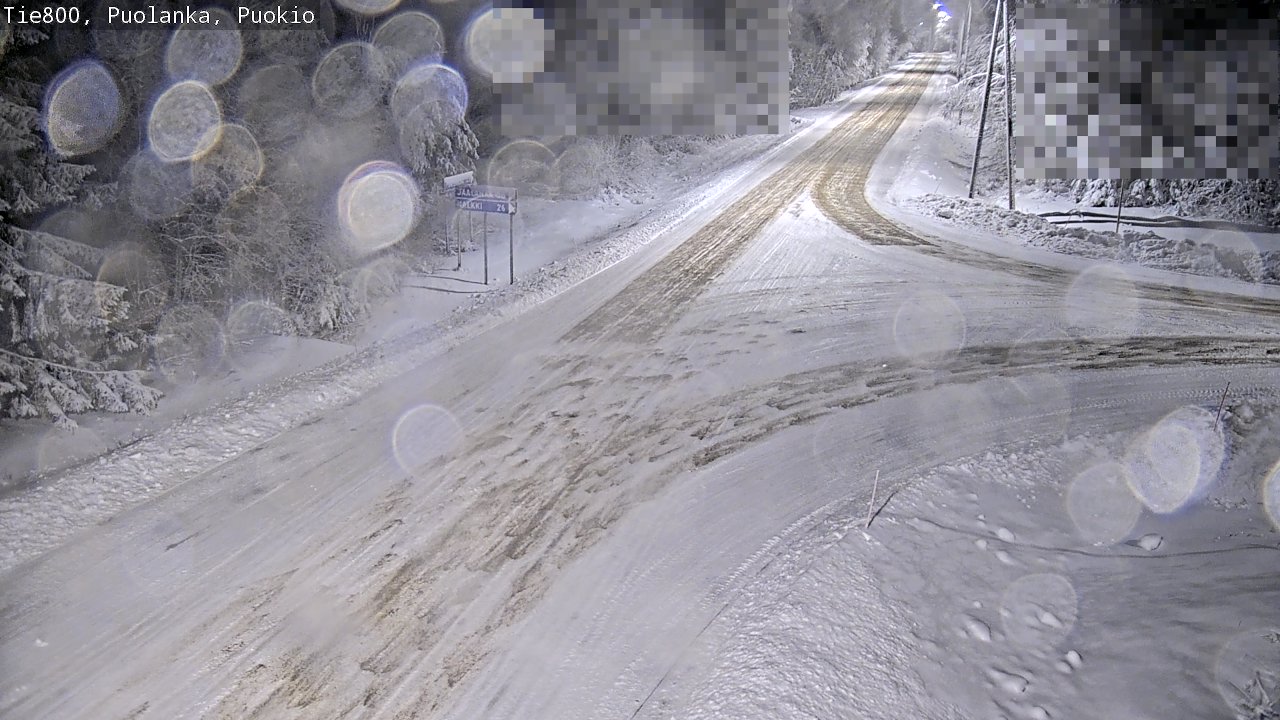 Weather Camera Image Road 800 Puolanka, Puokio, Puolanka, Kainuu