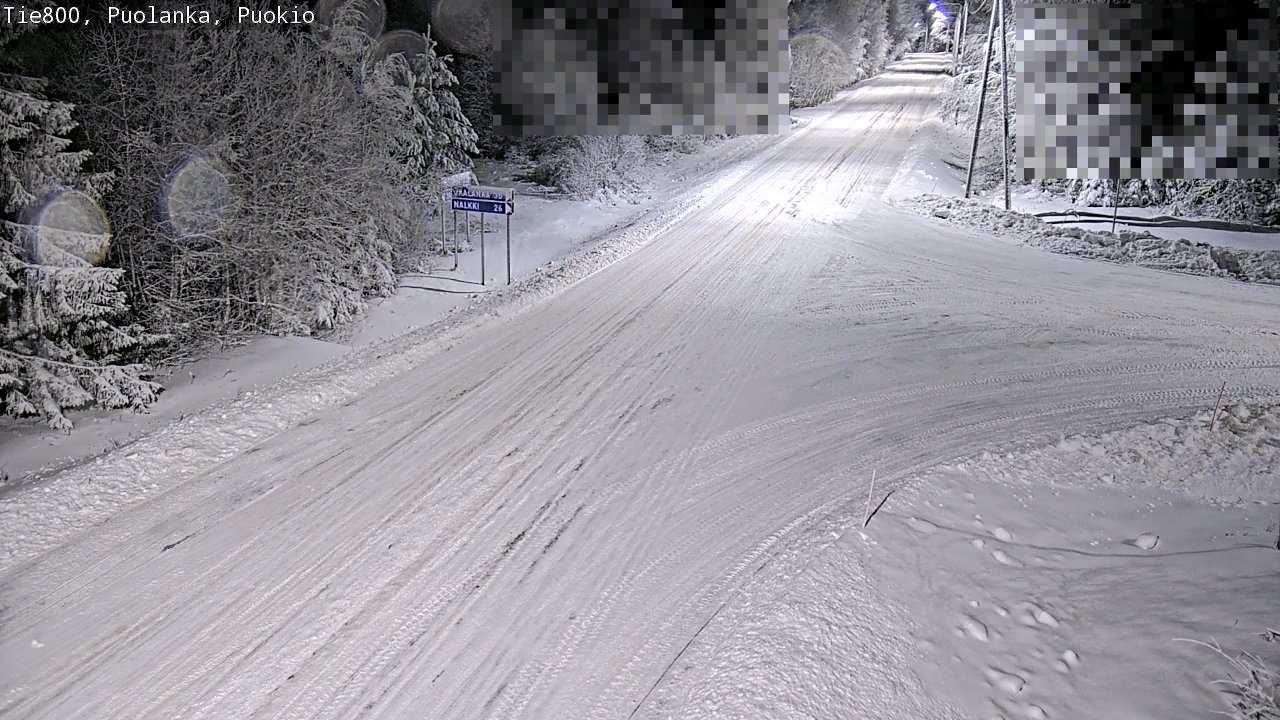 Weather Camera Image Road 800 Puolanka, Puokio, Puolanka, Kainuu