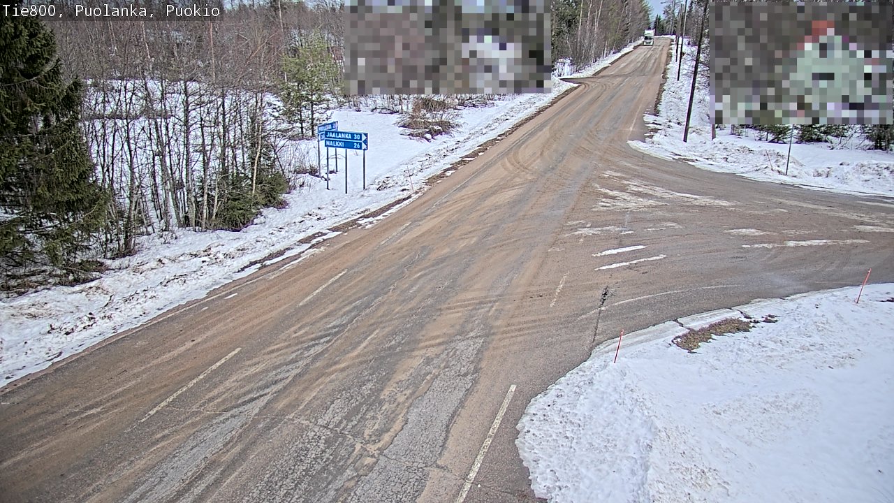 Weather Camera Image Road 800 Puolanka, Puokio, Puolanka, Kainuu