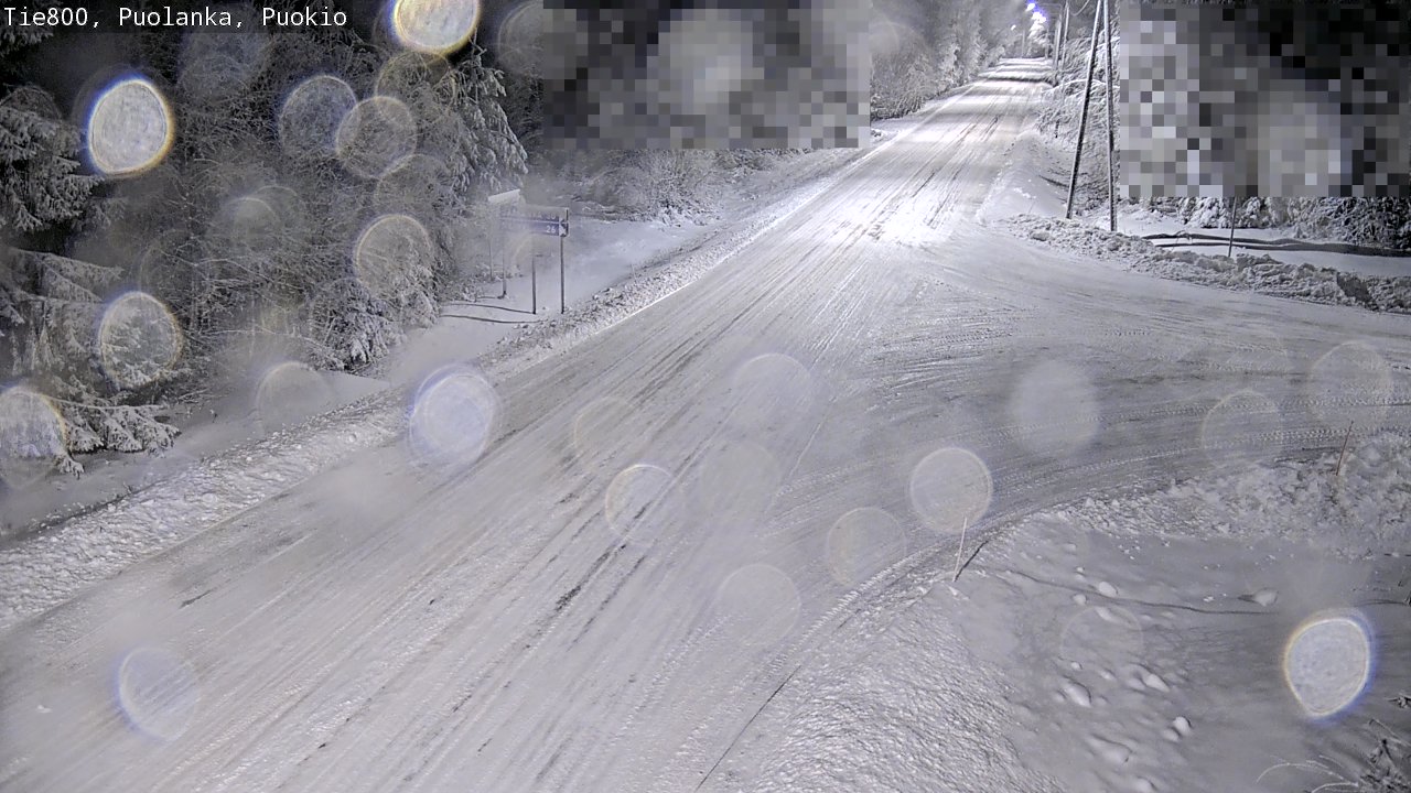Weather Camera Image Road 800 Puolanka, Puokio, Puolanka, Kainuu