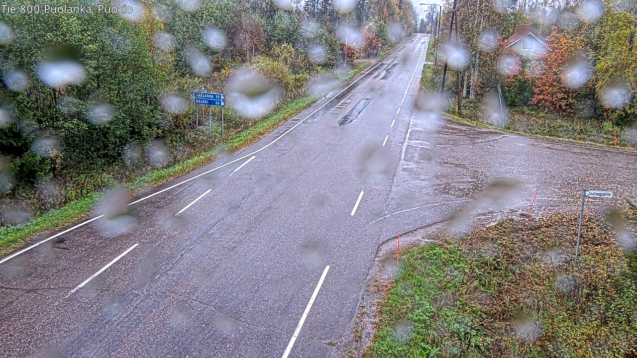 Weather Camera Image Road 800 Puolanka, Puokio, Puolanka, Kainuu
