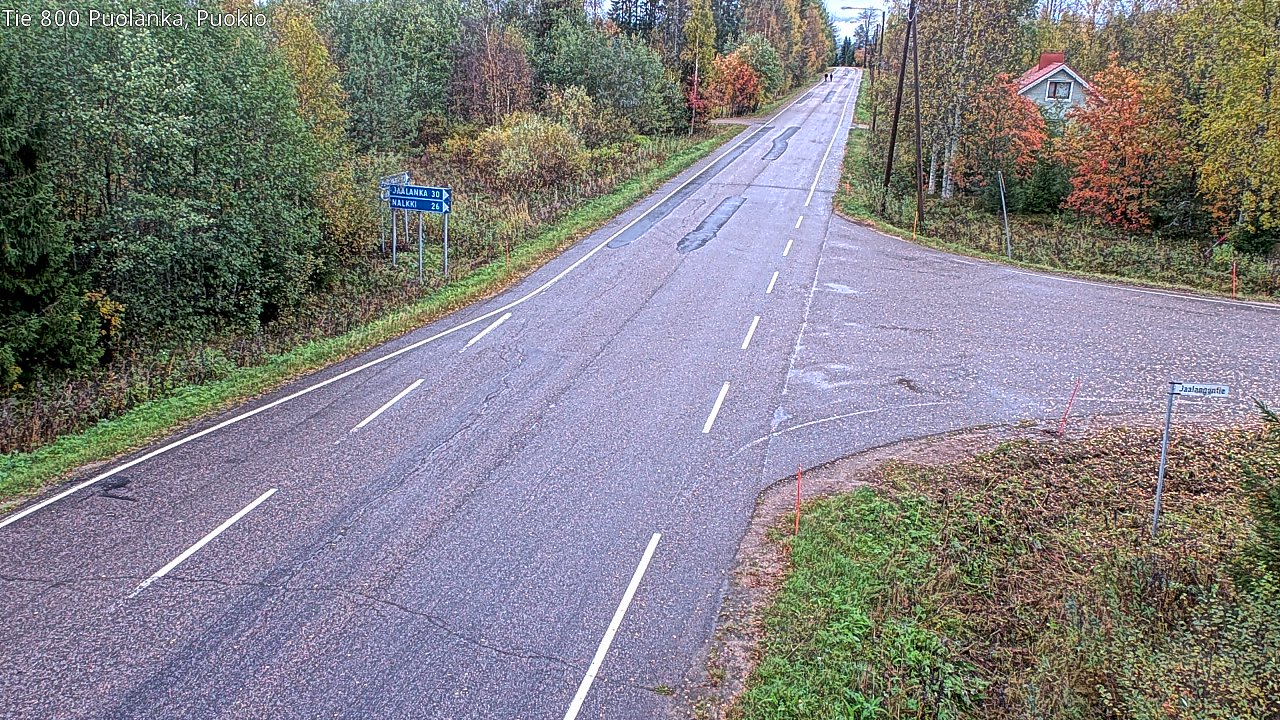 Weather Camera Image Väg 800 Puolanka, Puolanka_Puokio, Puolanka, Kainuu