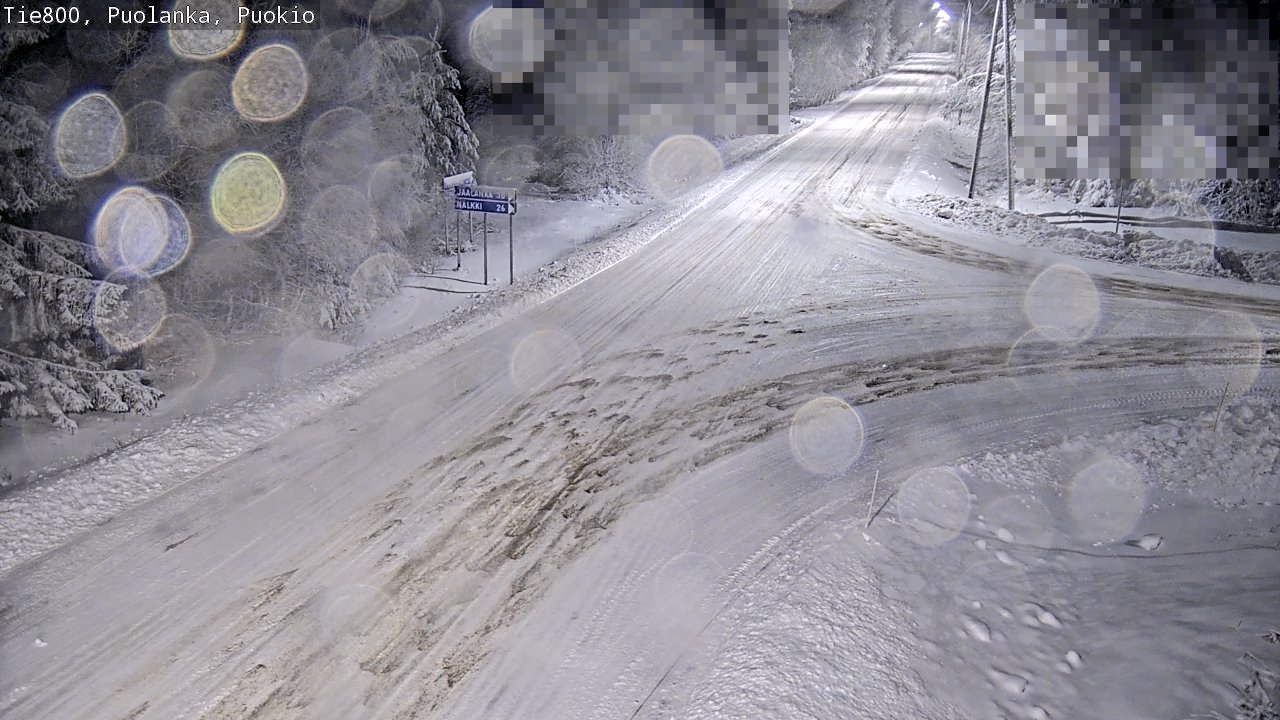 Weather Camera Image Road 800 Puolanka, Puokio, Puolanka, Kainuu