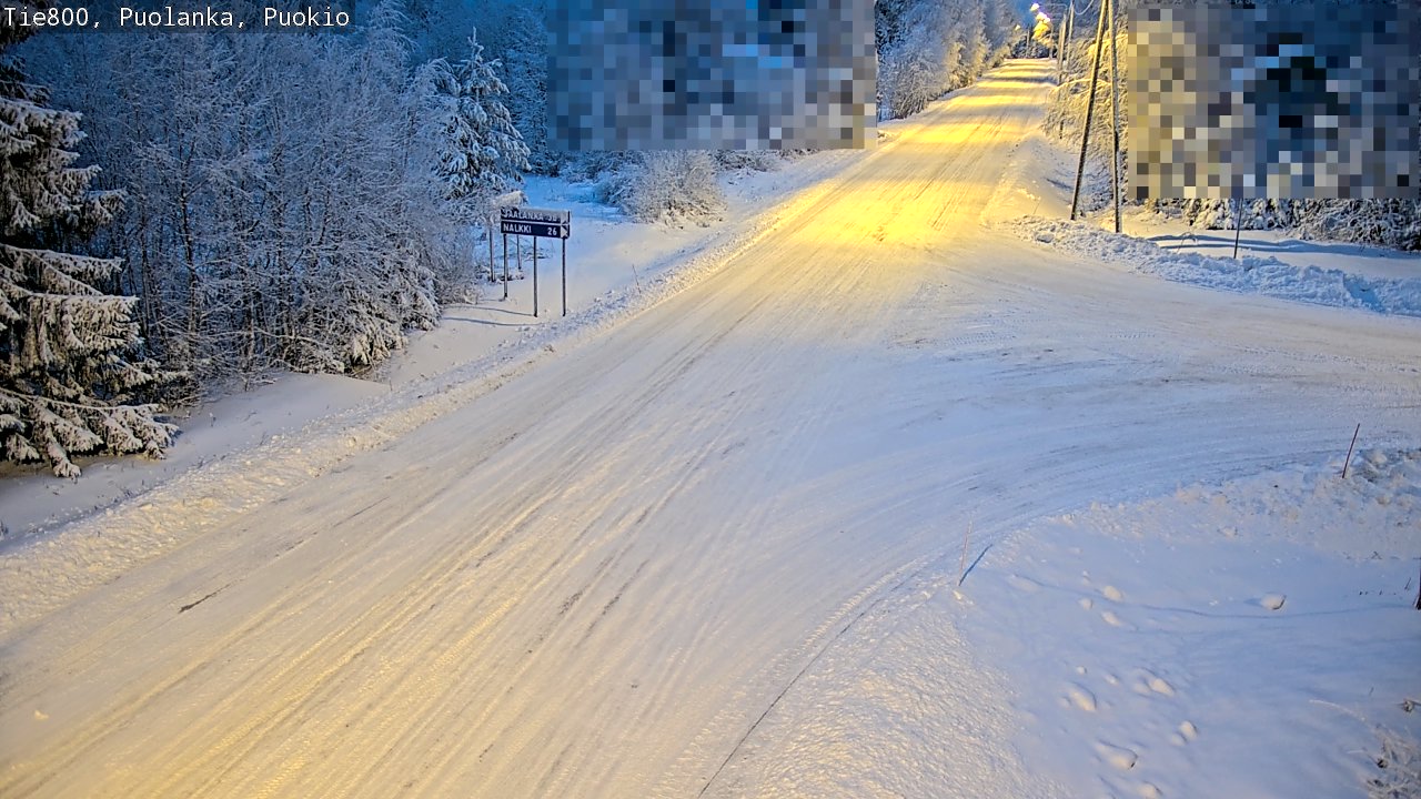 Weather Camera Image Road 800 Puolanka, Puokio, Puolanka, Kainuu