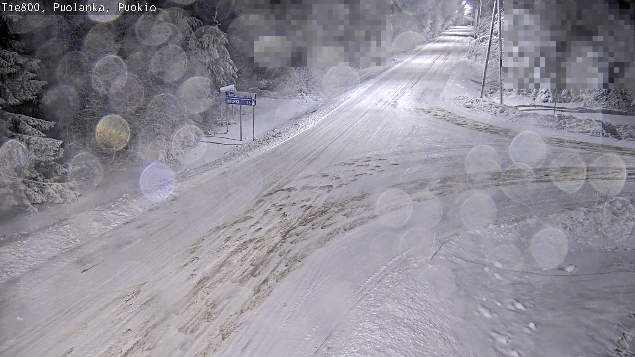 Weather Camera Image Road 800 Puolanka, Puokio, Puolanka, Kainuu