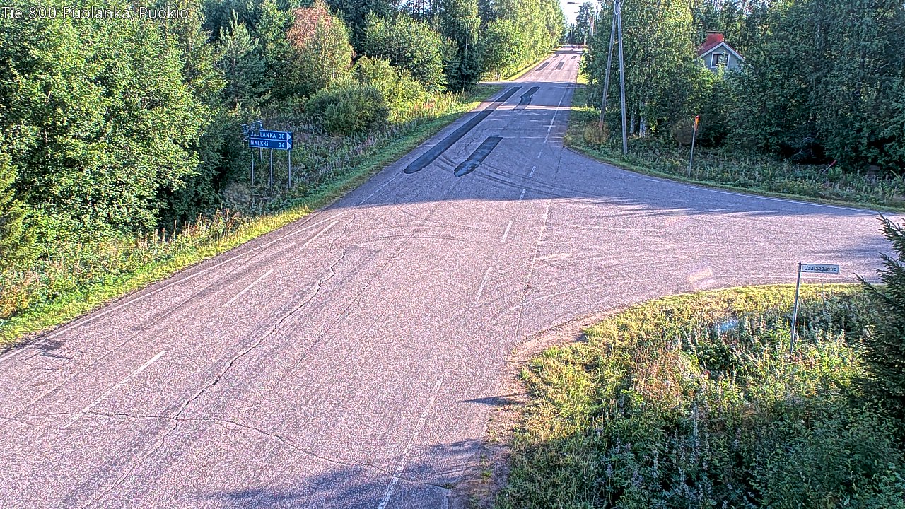 Weather Camera Image Road 800 Puolanka, Puokio, Puolanka, Kainuu