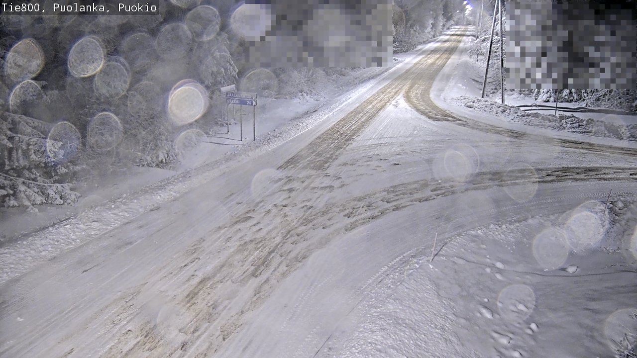 Weather Camera Image Road 800 Puolanka, Puokio, Puolanka, Kainuu