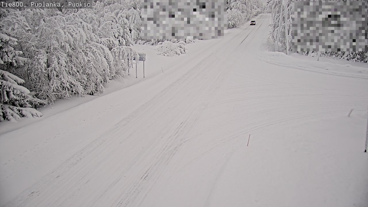 Weather Camera Image Road 800 Puolanka, Puokio, Puolanka, Kainuu