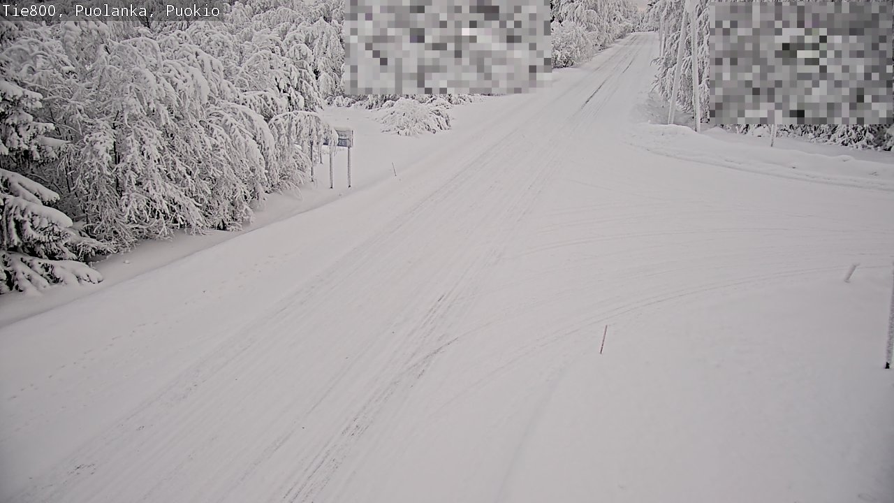 Weather Camera Image Road 800 Puolanka, Puokio, Puolanka, Kainuu