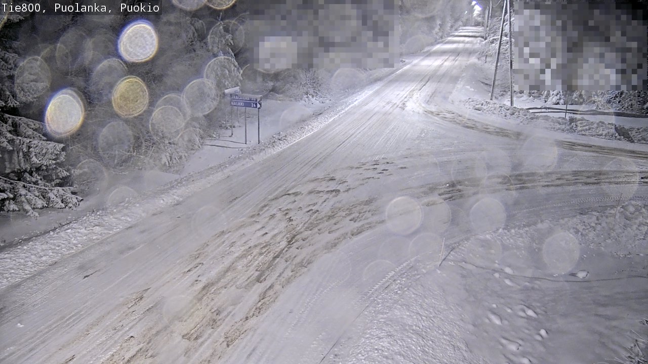 Weather Camera Image Road 800 Puolanka, Puokio, Puolanka, Kainuu