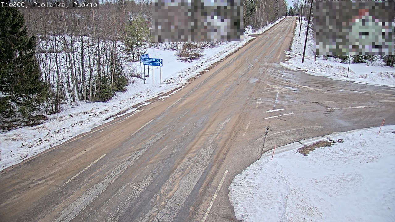 Weather Camera Image Road 800 Puolanka, Puokio, Puolanka, Kainuu