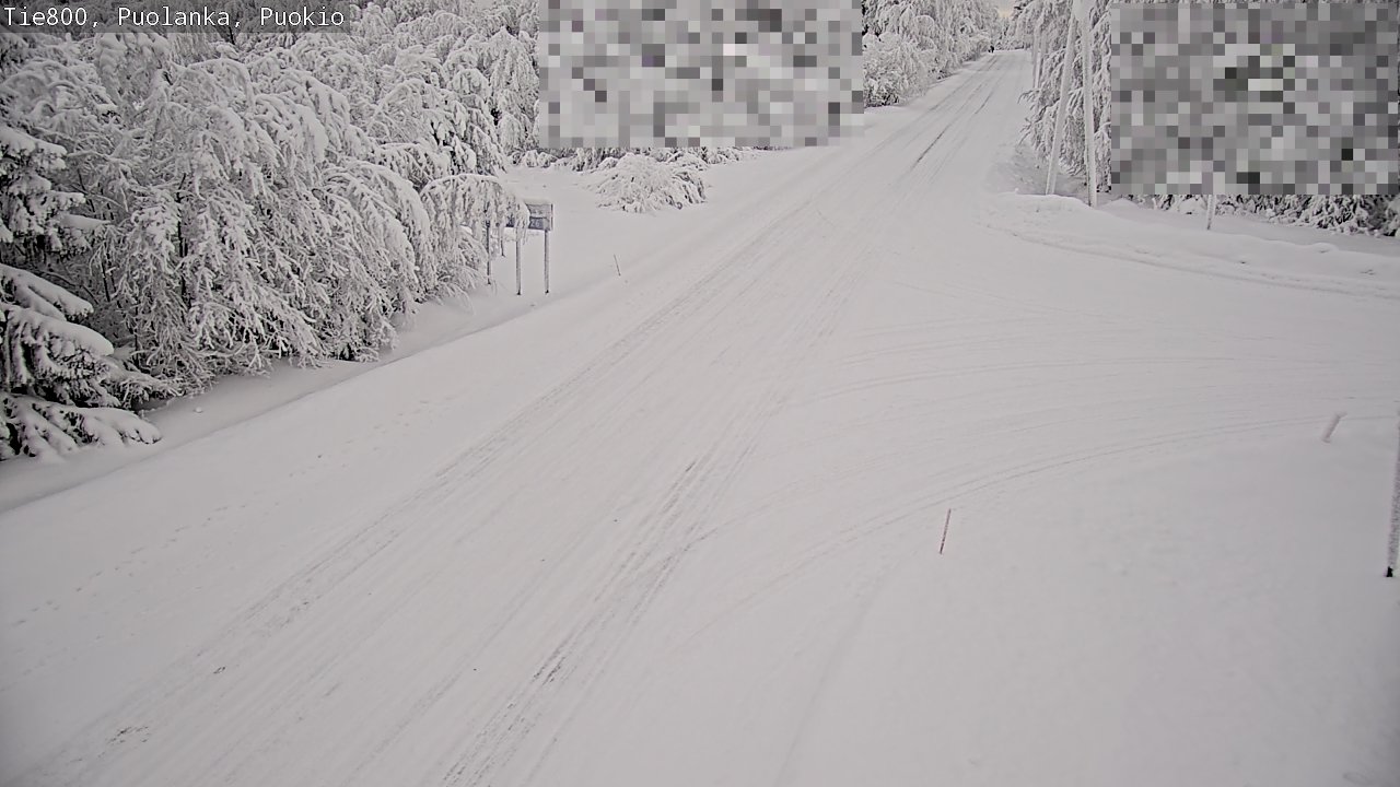 Weather Camera Image Road 800 Puolanka, Puokio, Puolanka, Kainuu