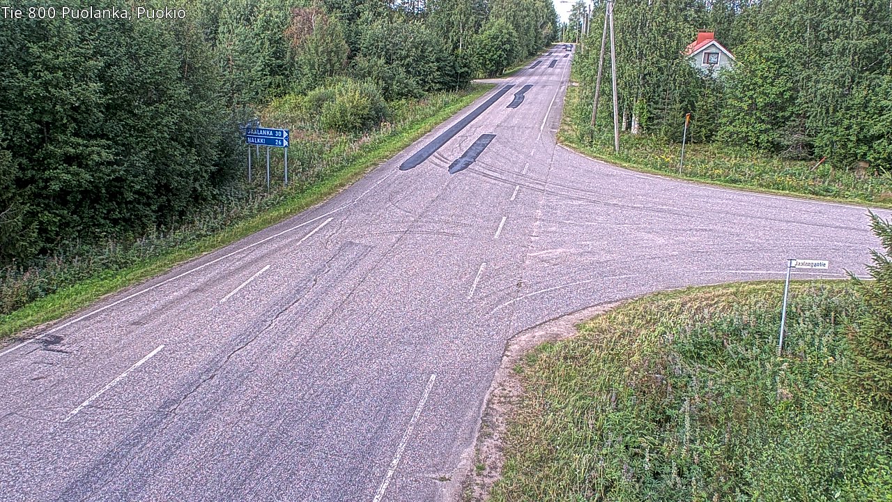 Weather Camera Image Road 800 Puolanka, Puokio, Puolanka, Kainuu