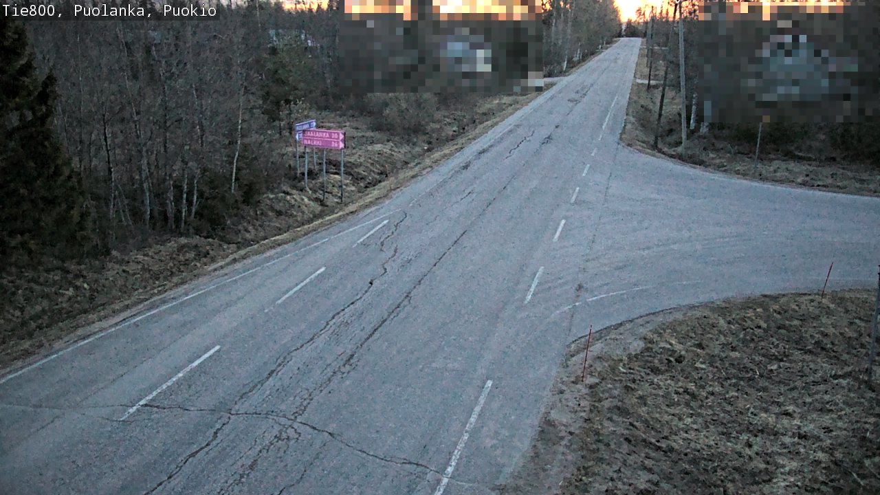 Weather Camera Image Road 800 Puolanka, Puokio, Puolanka, Kainuu