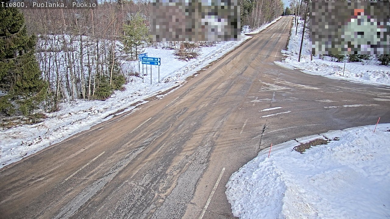 Weather Camera Image Road 800 Puolanka, Puokio, Puolanka, Kainuu