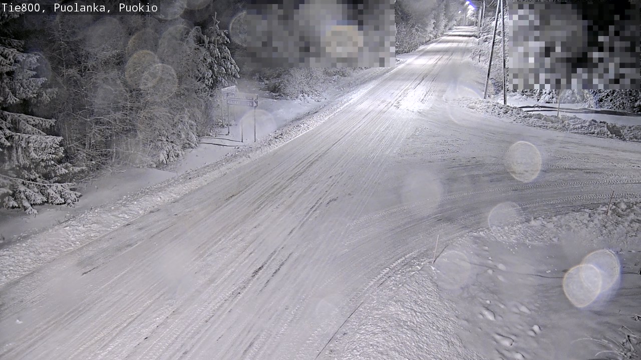 Weather Camera Image Road 800 Puolanka, Puokio, Puolanka, Kainuu