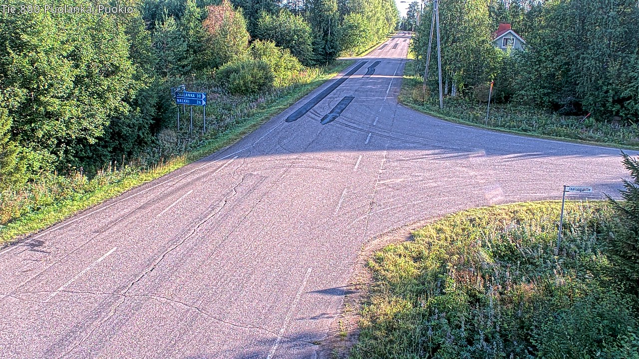 Weather Camera Image Road 800 Puolanka, Puokio, Puolanka, Kainuu