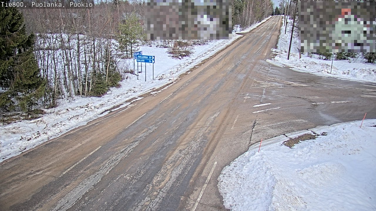 Weather Camera Image Road 800 Puolanka, Puokio, Puolanka, Kainuu