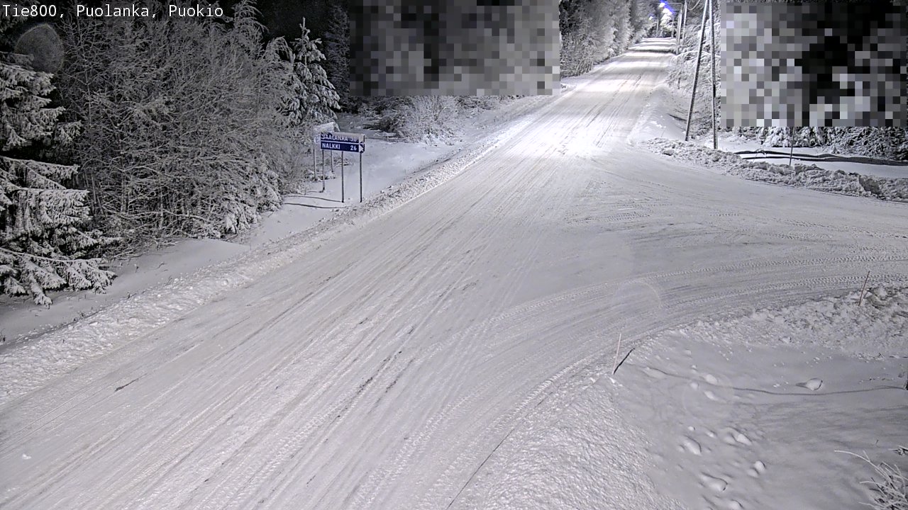 Weather Camera Image Road 800 Puolanka, Puokio, Puolanka, Kainuu