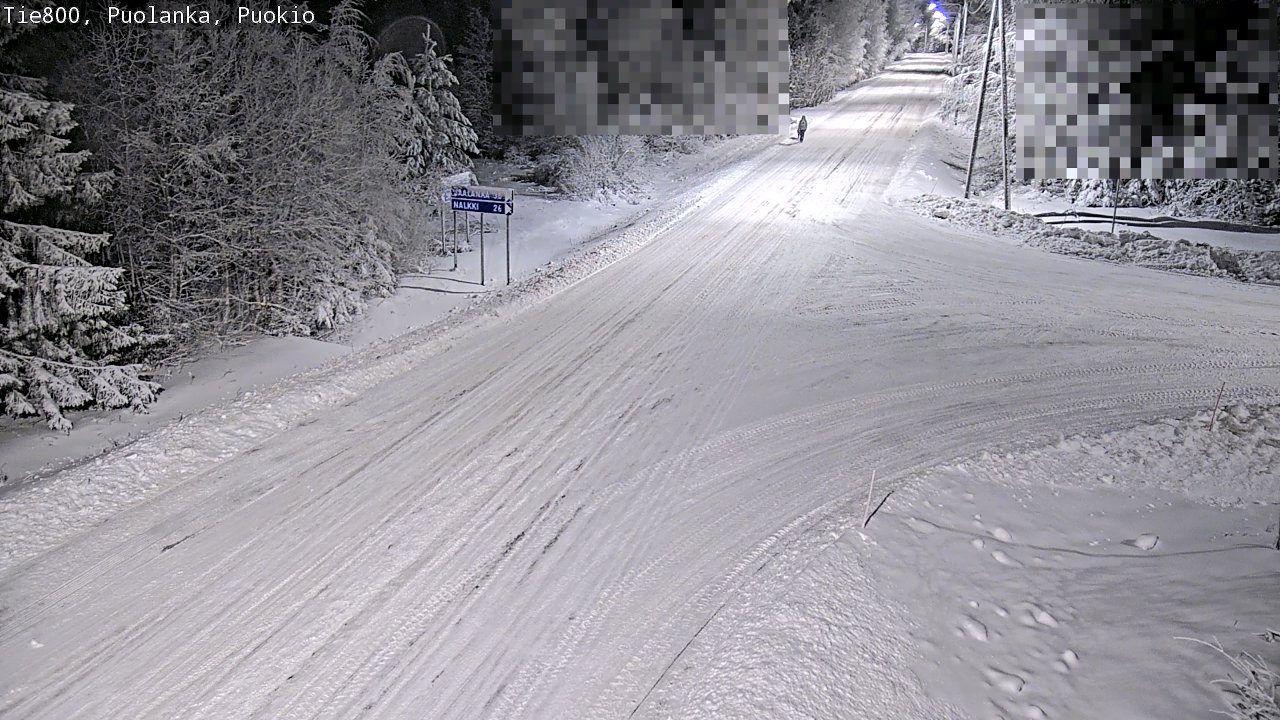 Weather Camera Image Road 800 Puolanka, Puokio, Puolanka, Kainuu