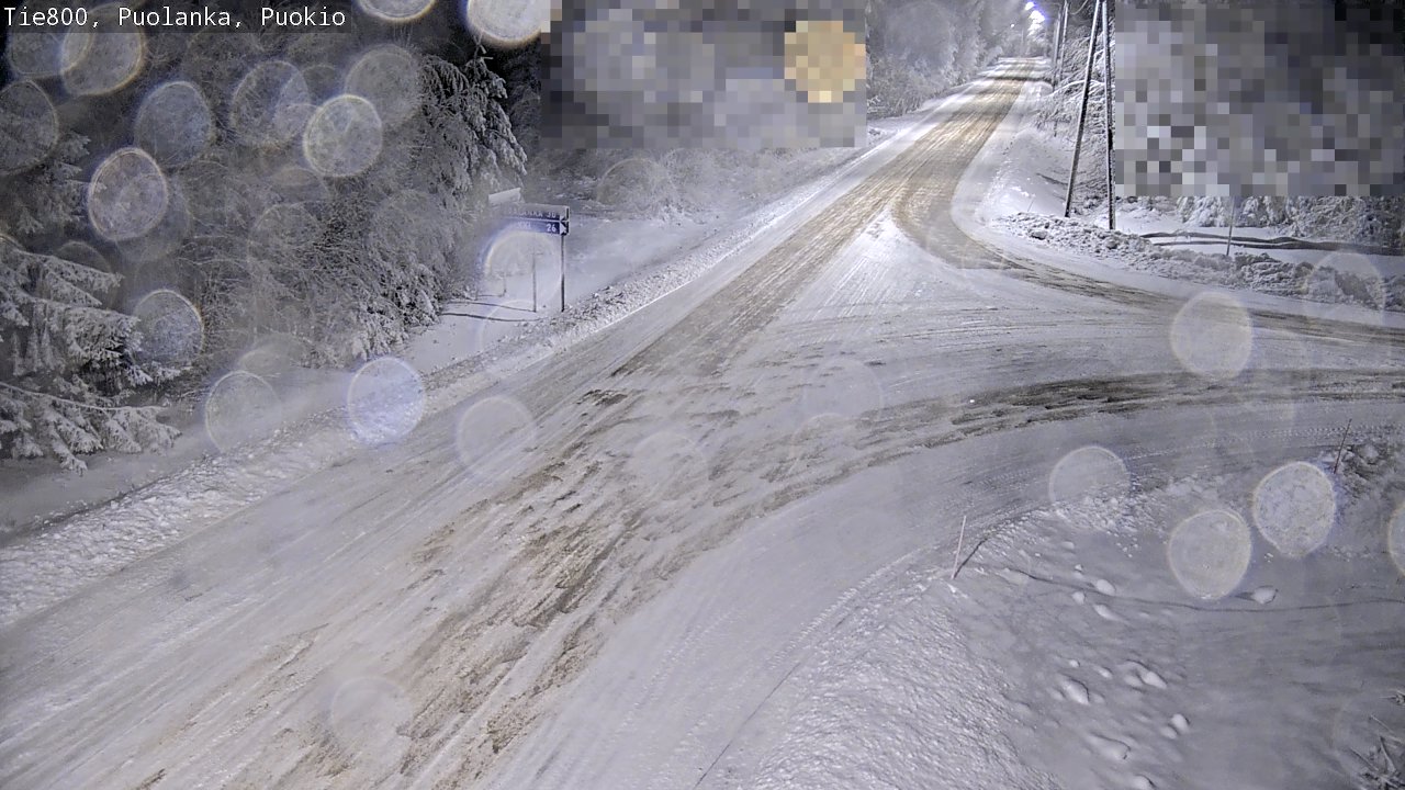 Weather Camera Image Road 800 Puolanka, Puokio, Puolanka, Kainuu