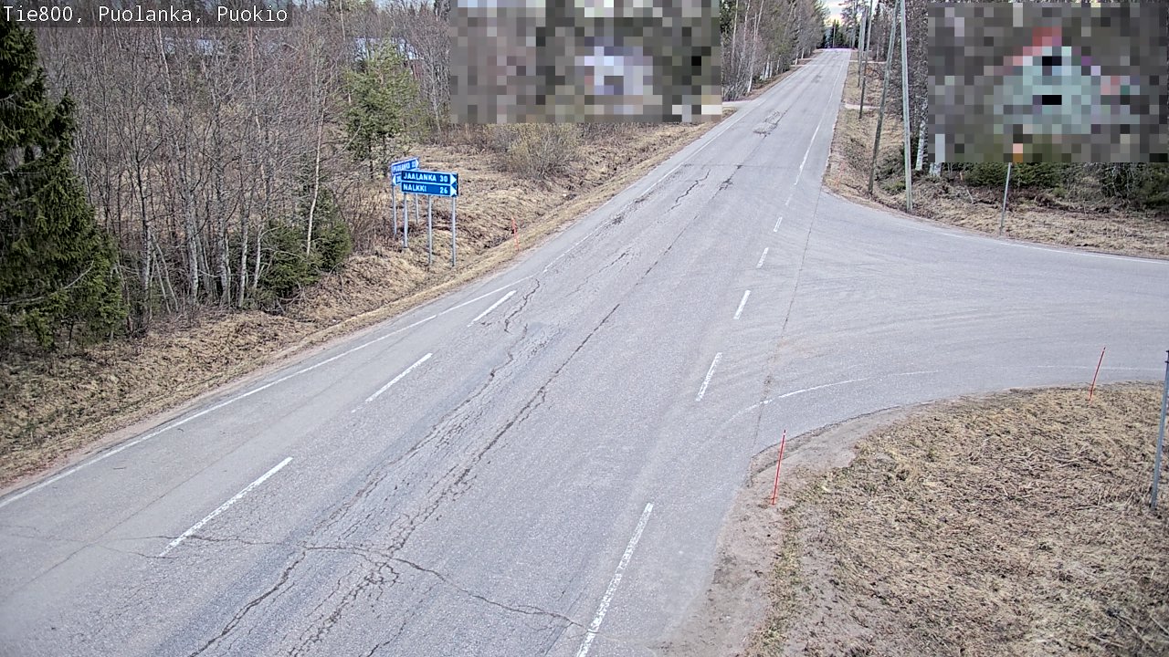 Weather Camera Image Road 800 Puolanka, Puokio, Puolanka, Kainuu