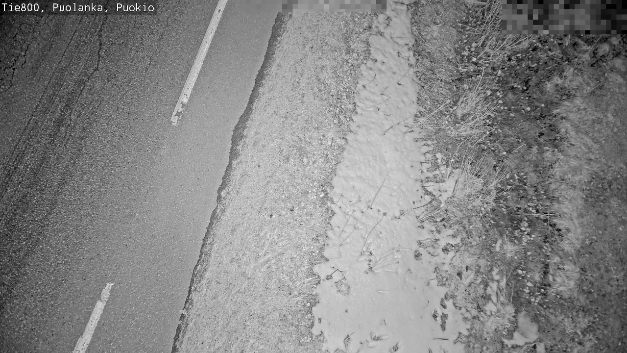 Weather Camera Image Väg 800 Puolanka, Puolanka_Puokio, Puolanka, Kainuu