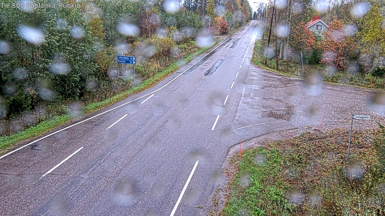 Weather Camera Image Road 800 Puolanka, Puokio, Puolanka, Kainuu