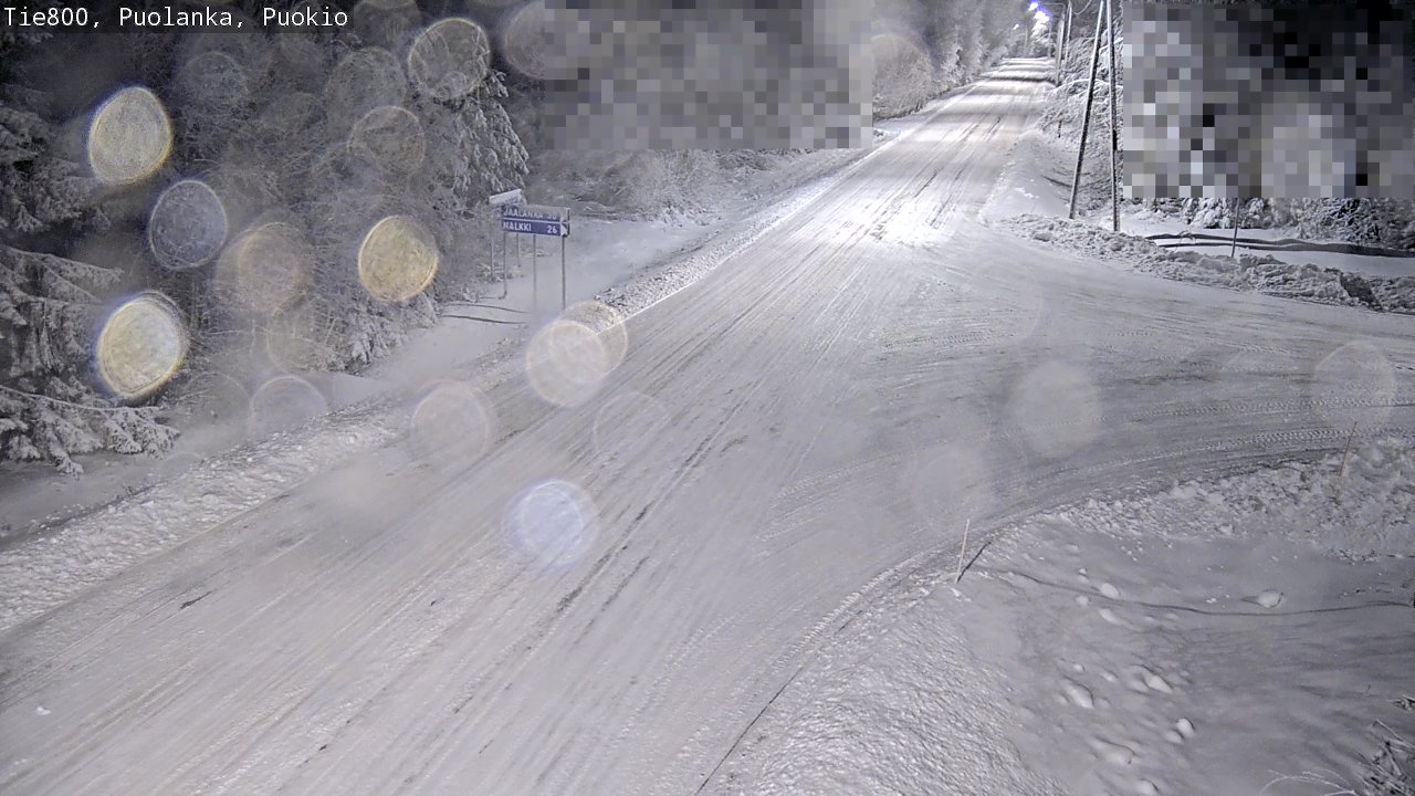 Weather Camera Image Road 800 Puolanka, Puokio, Puolanka, Kainuu
