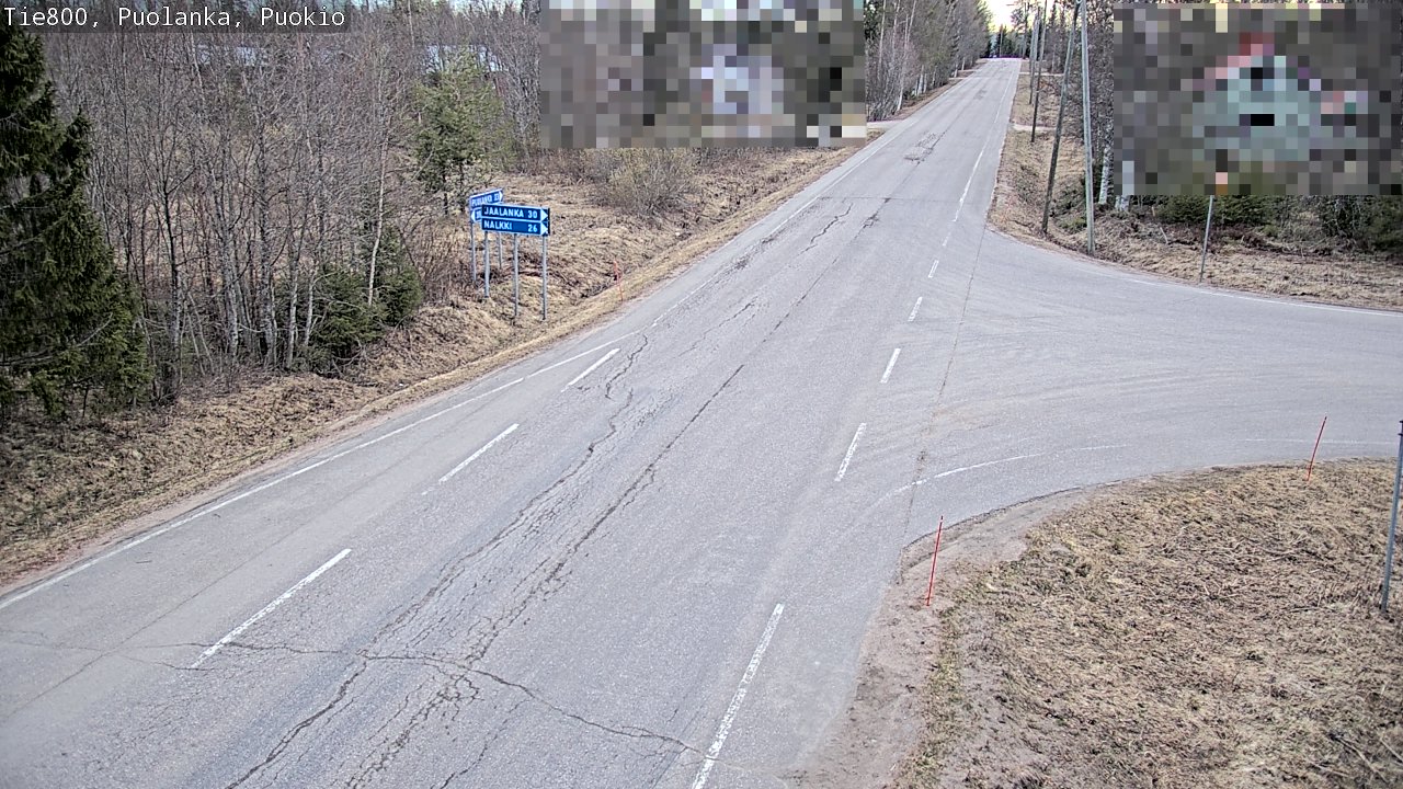 Weather Camera Image Road 800 Puolanka, Puokio, Puolanka, Kainuu