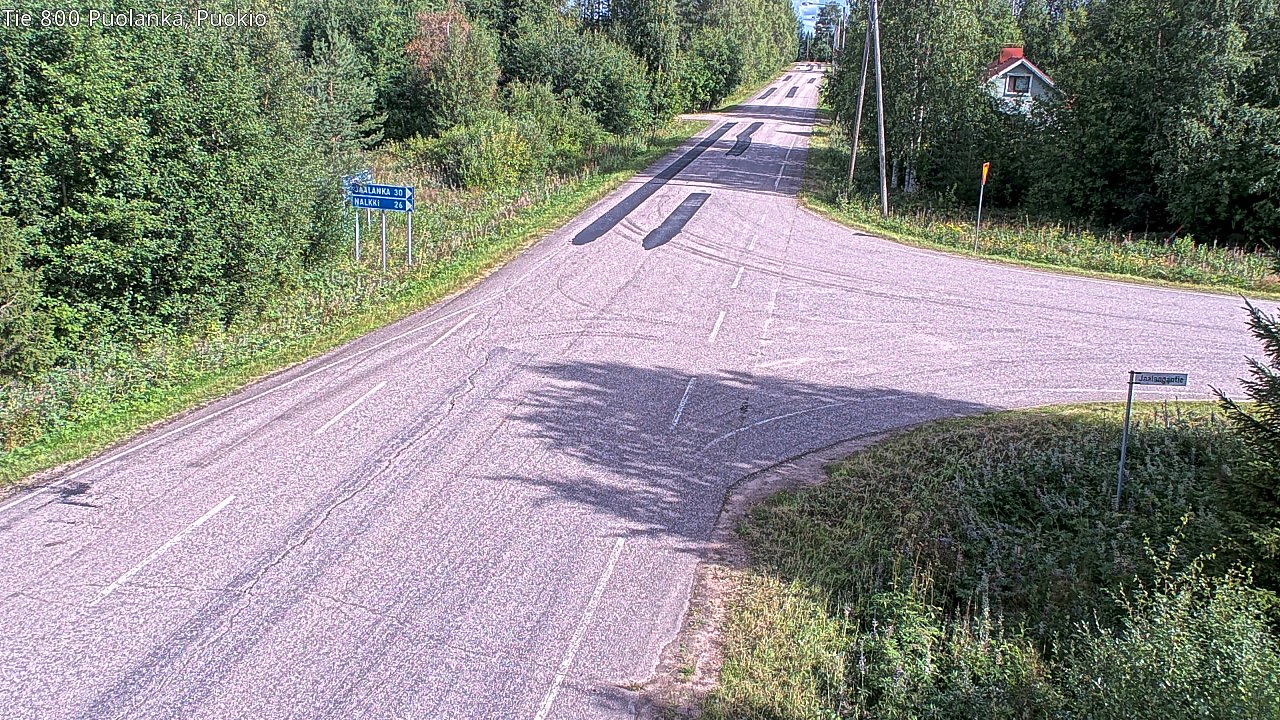 Weather Camera Image Road 800 Puolanka, Puokio, Puolanka, Kainuu