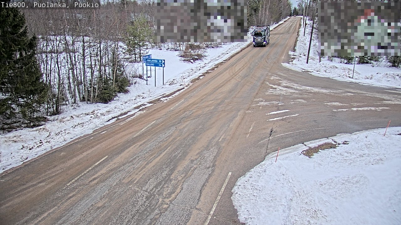 Weather Camera Image Road 800 Puolanka, Puokio, Puolanka, Kainuu