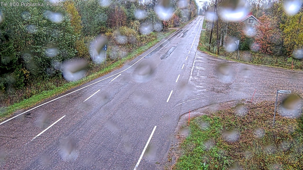 Weather Camera Image Road 800 Puolanka, Puokio, Puolanka, Kainuu