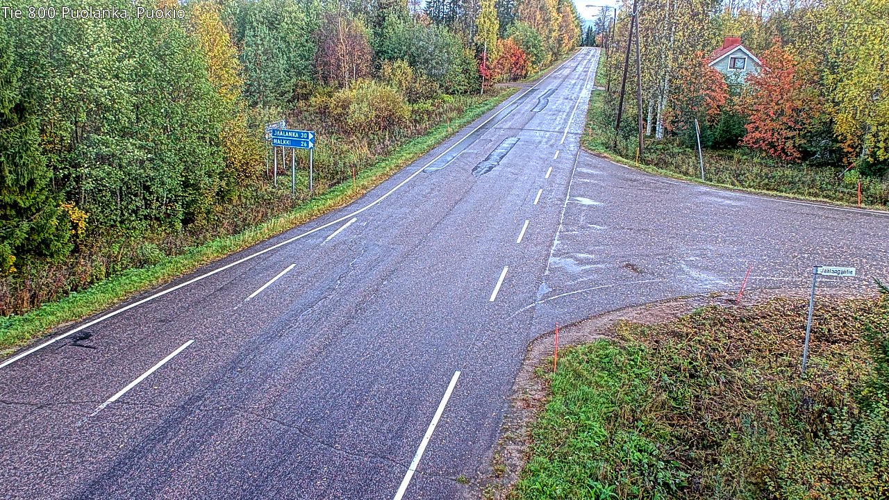 Weather Camera Image Väg 800 Puolanka, Puolanka_Puokio, Puolanka, Kainuu